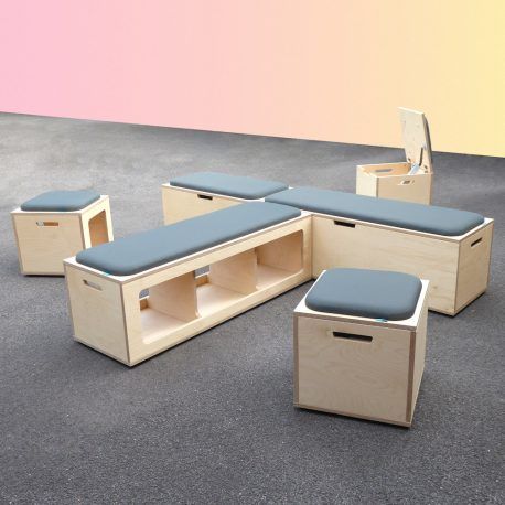 Plywood Wooden Bench