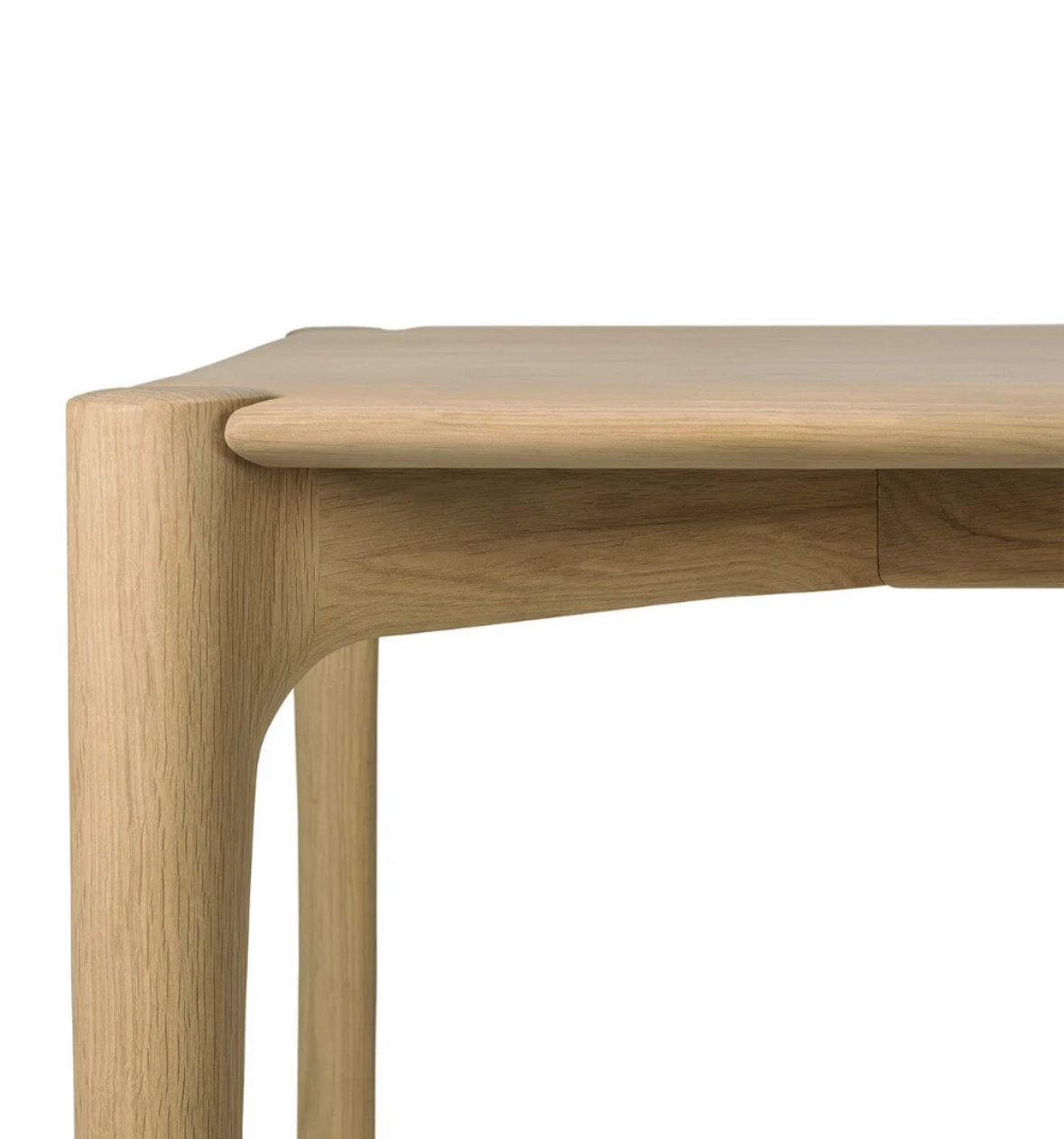 Hardwood French Oak Dining Table - Image 3