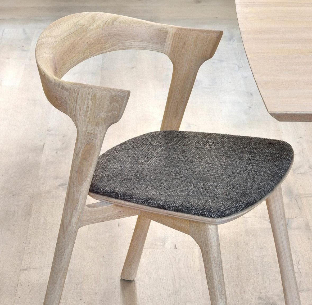 French Oak Hardwood Chair - Image 5